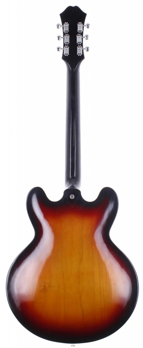 1999 Epiphone Casino left-handed hollow body electric guitar, ser