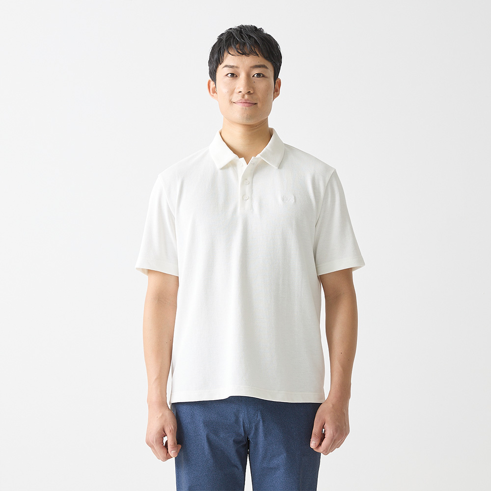 鹿の子・エアドライ】半袖ポロシャツ【SALE】 BDX362 :メンズ トップス