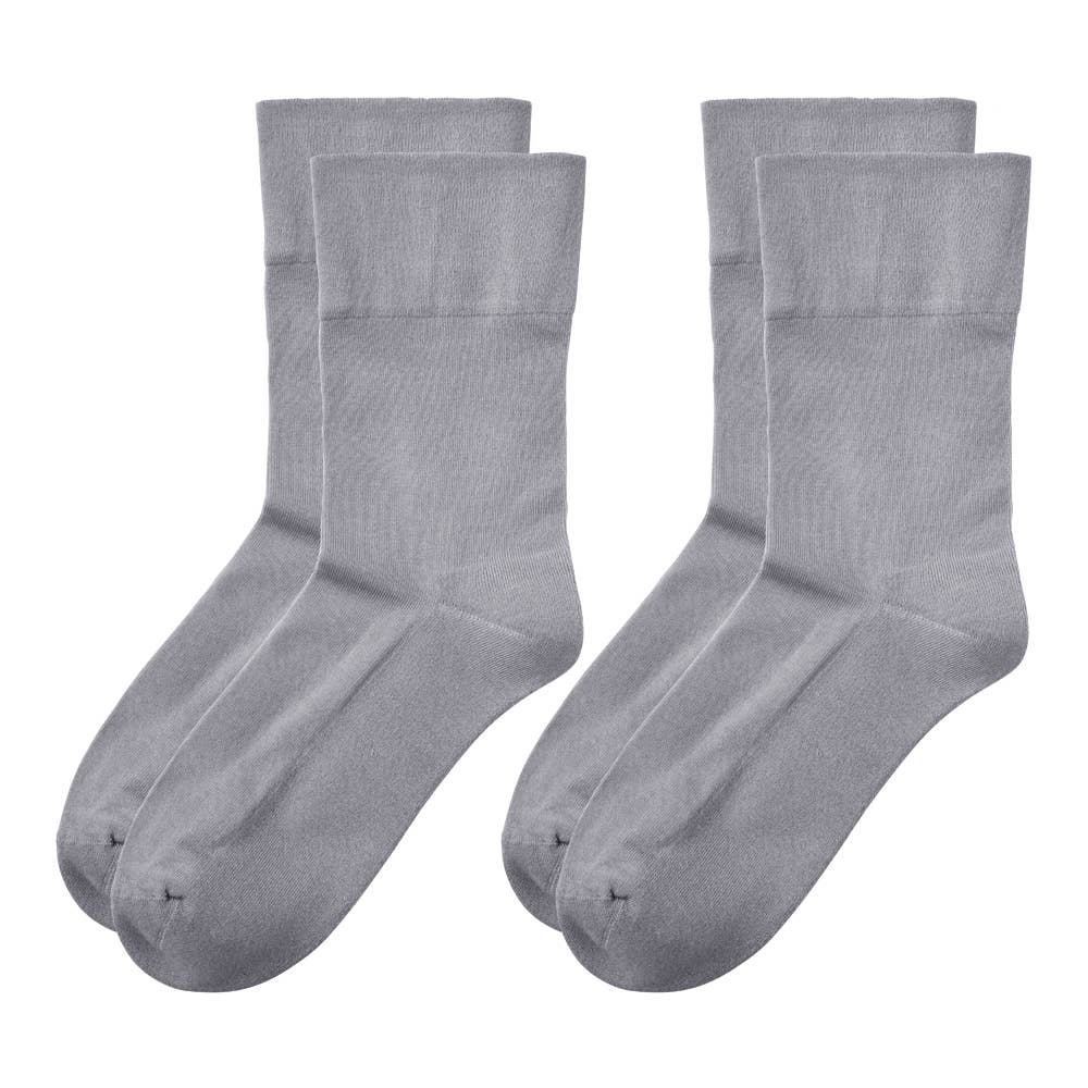 ネット限定2足セット】表側綿100%・履きくちゆったりソックス SQV603