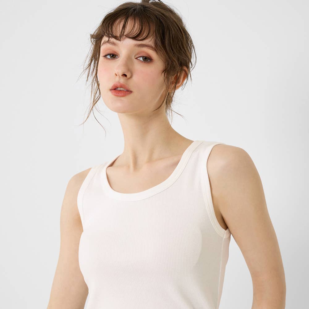 リブタンクトップ【SALE】 MA4653 :レディース トップス