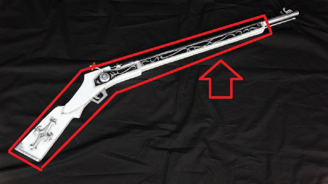 巴マミのマスケット銃の作り方(型紙付き) -コスプレ造形の作り方と型紙