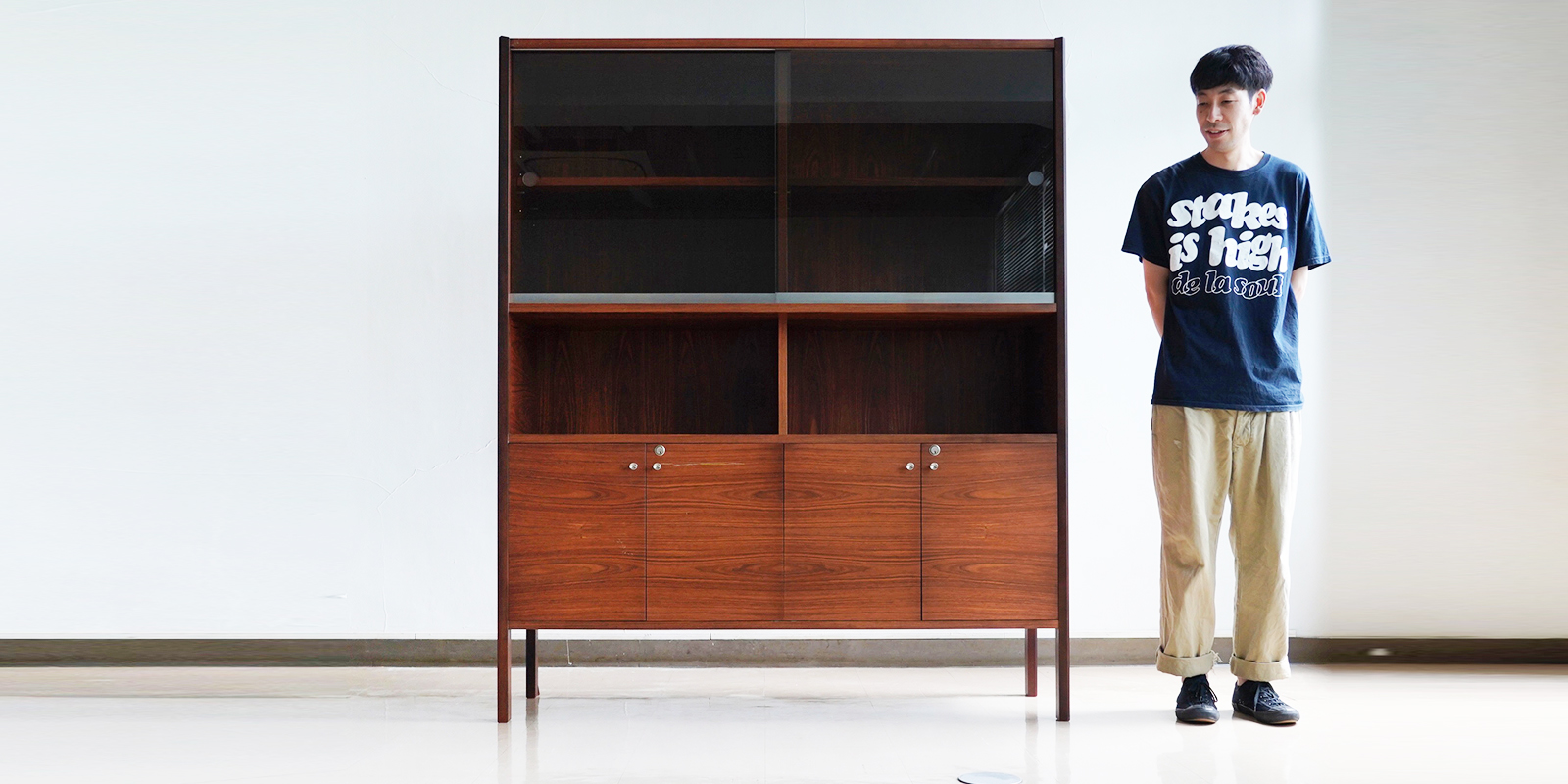 sold out】天童木工キャビネット・ローズウッド（USED） | D&DEPARTMENT