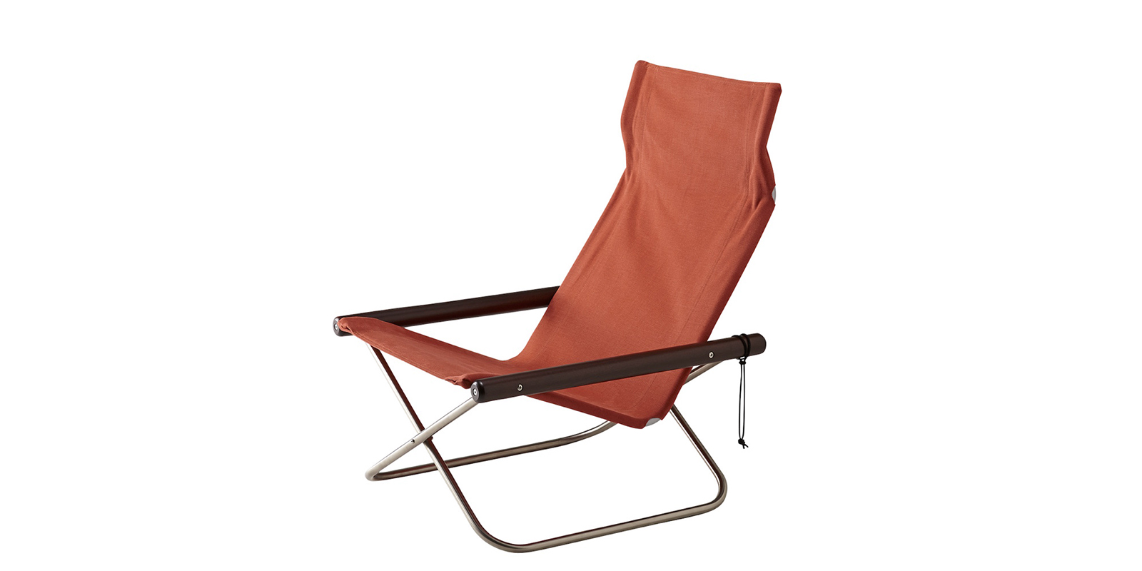 ニーチェアエックス ロッキング・ダークブラウン × レンガ【3月下旬