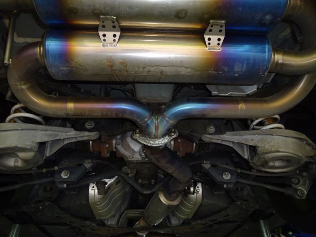 フェアレディZ Z34 VQ37 チタンマフラー パイピング製作完成！｜車の