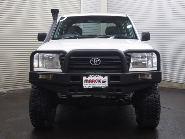 ランクル100ピックアップ6インチリフトアップ！！新品パーツ多数使用