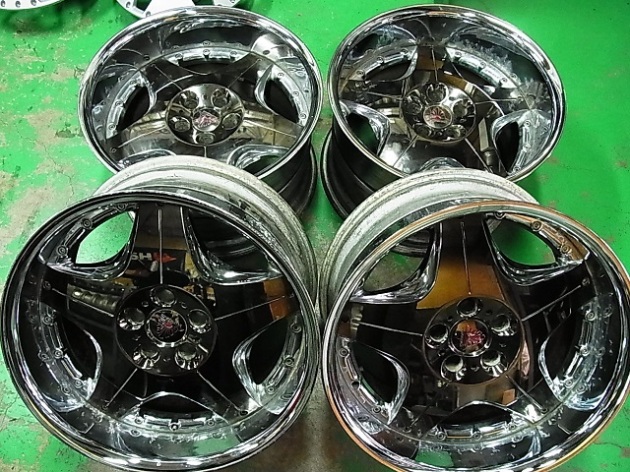 オートクチュール シュプレム 酷いクローム錆からリフレッシュでオール