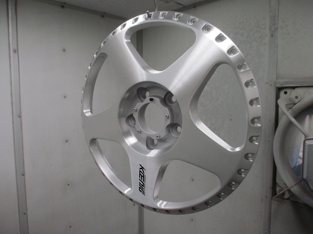 SSRケーニッヒをブラッシュド+ステップリム換装18→19インチ化｜アルミ