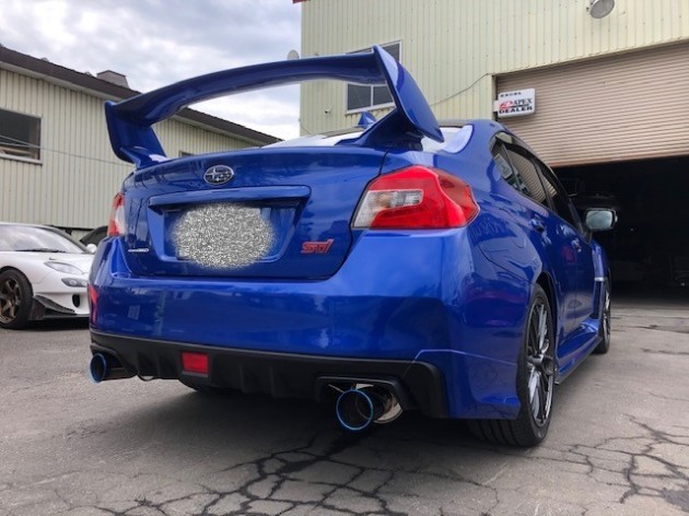 スバル WRX STi VAB 柿本改 Regu.06 & R Dualセンター付マフラー交換