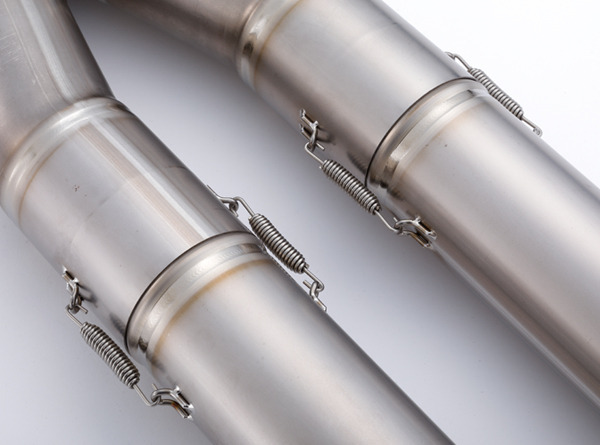 RH9 R35 GT-R用 Φ90＆純正マフラー対応 チタンY字パイプ