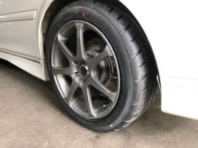 チェイサー JZX100 HKSハイパワーサイレントマフラー取り付け