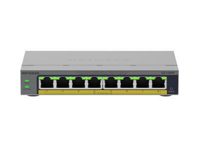 GS108EP | 8-Port Gigabit Ethernet PoE+ Easy Smart Managed Switch (62W)