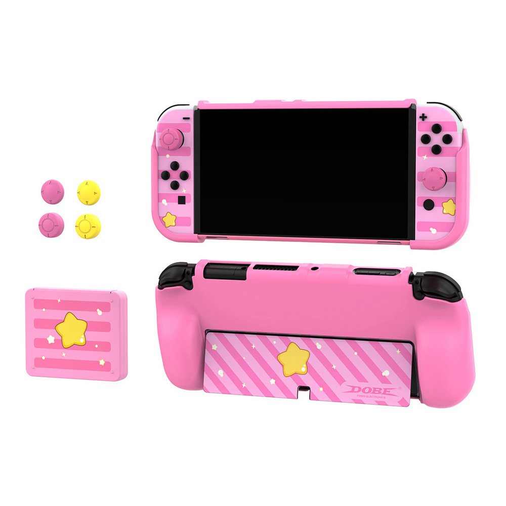 Switch OLED pink case combination iTNS-2120 - Switch OLED - DOBE