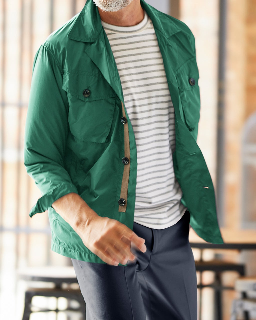 トラベラー5ポケットパッカブルブルゾン/DoCLASSE