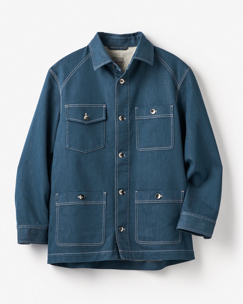 色落ち解消デニム風柔らかカバーオール/DoCLASSE