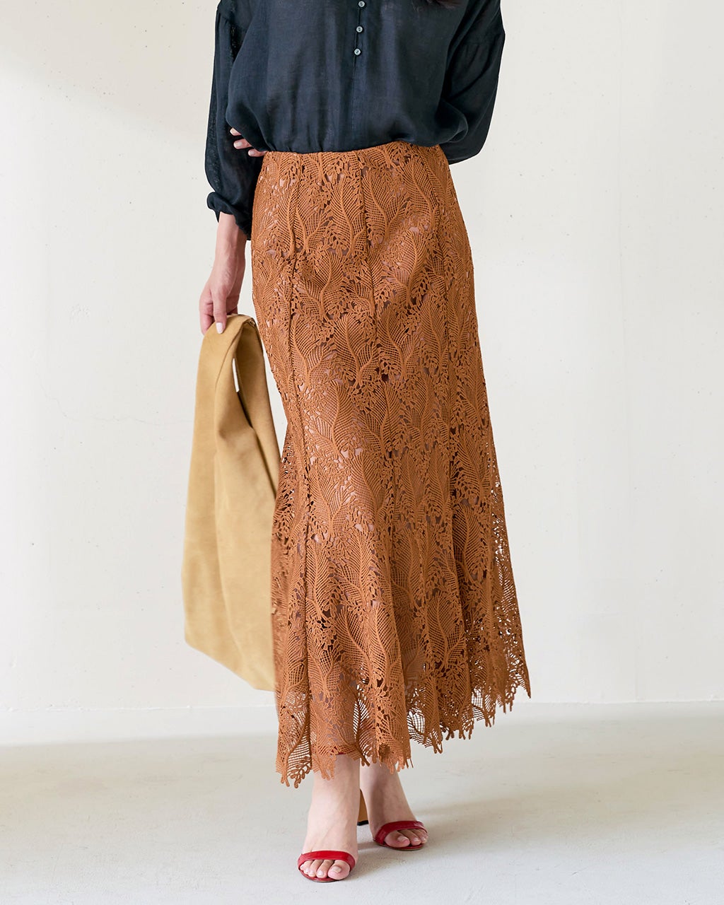 スカラップレース・マーメイドスカート/DoCLASSE