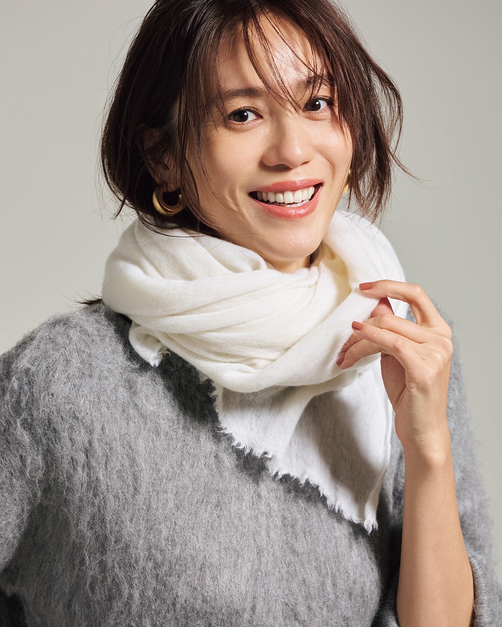 イタリアンカシミヤ・大判ストール/DoCLASSE