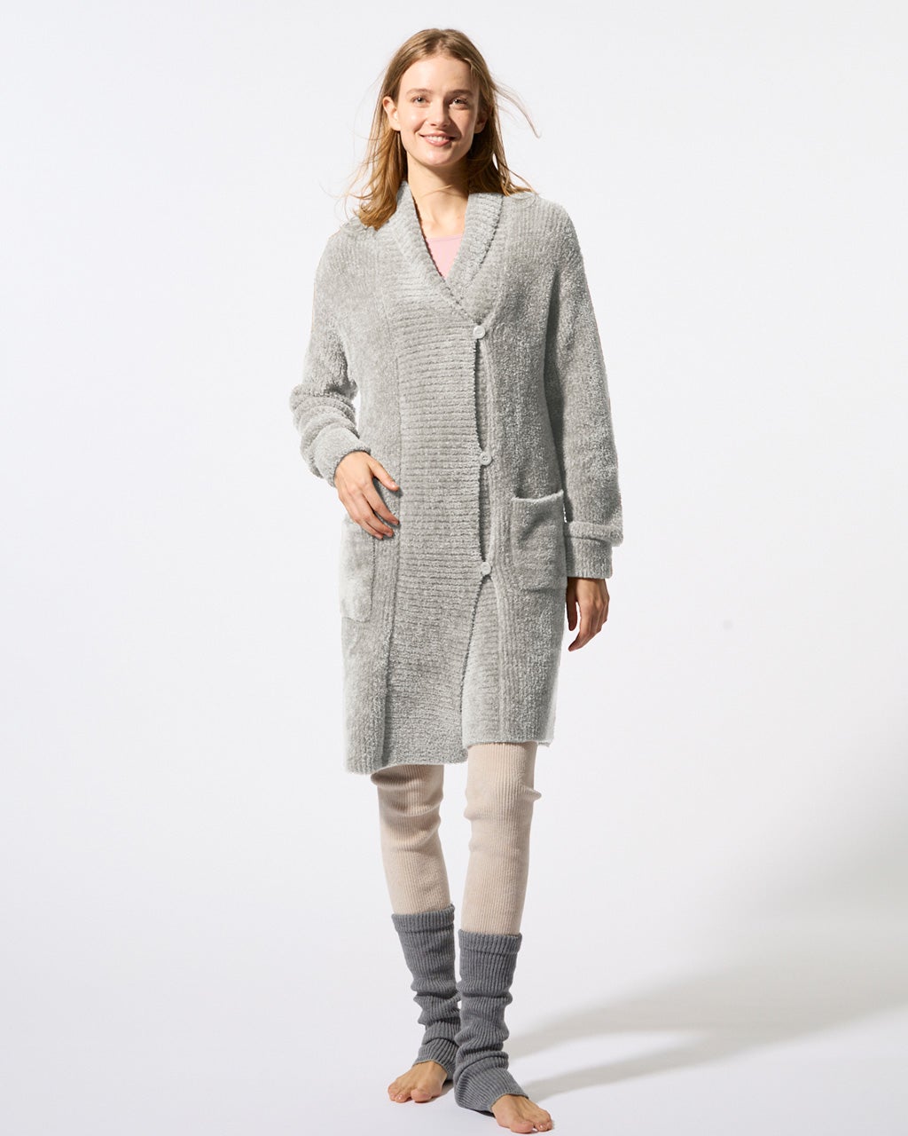 Nukle・テディショールカーディガン/DoCLASSE