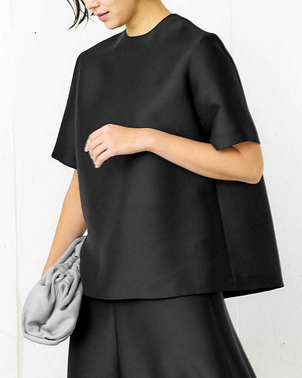 オクタダブルクロス・サックブラウス/DoCLASSE