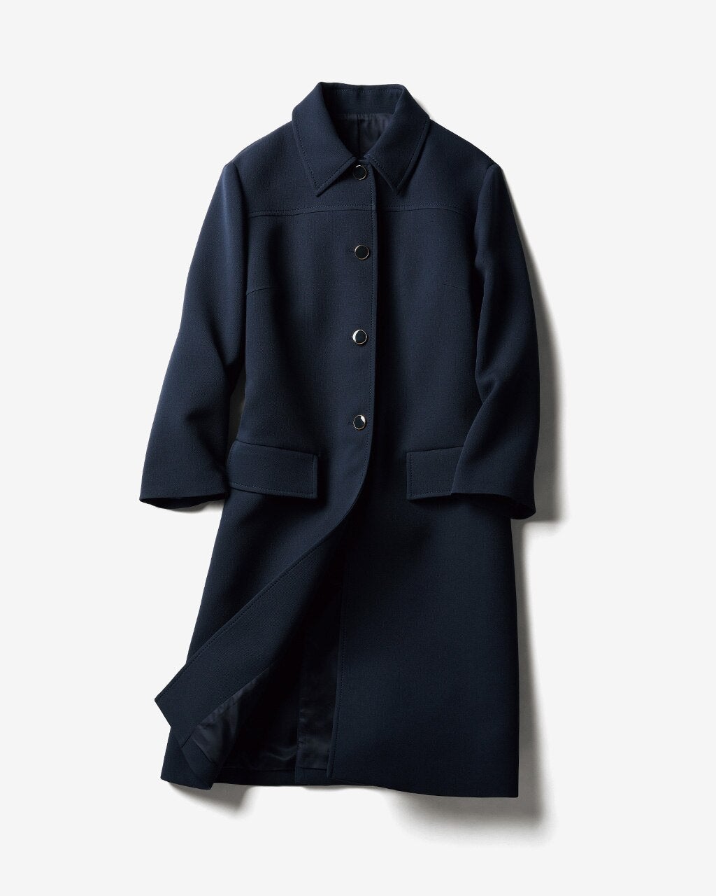 トリプルクロス・ステンカラーコート/DoCLASSE