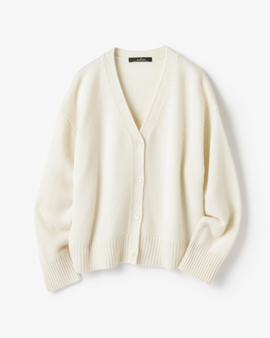 プレミアムカシミヤ・Vネックカーディガン/DoCLASSE