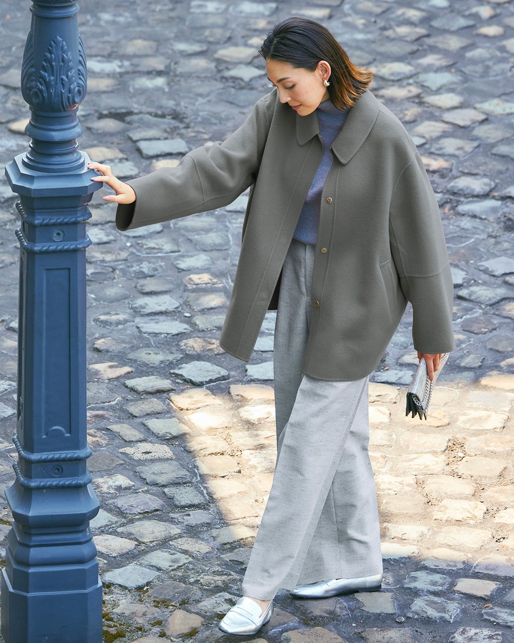 Drawer 2way ウールカシミヤコート 36 Drawer（ドゥロワー）の「Drawer