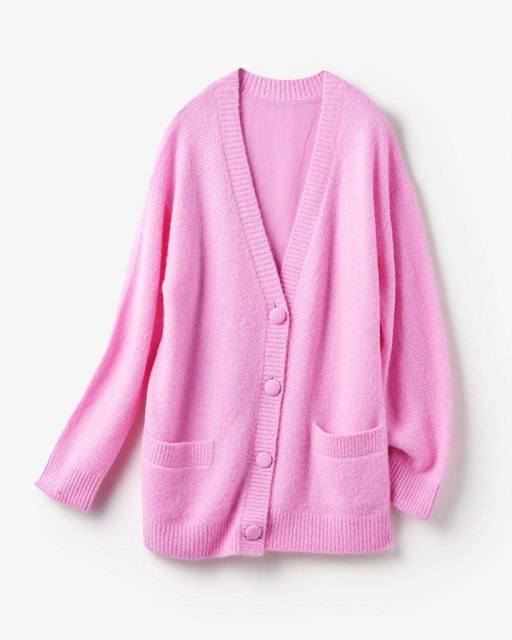 アルパカメリノ・ミドルカーディガン/DoCLASSE