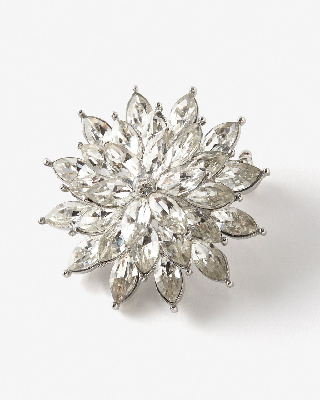 ラインストーン・フラワーブローチ/DoCLASSE