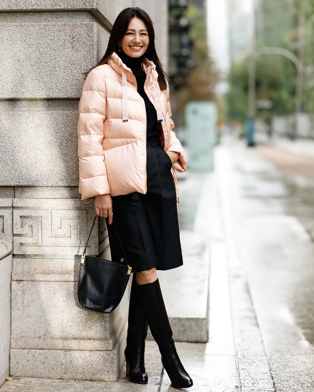 艶Airダウン・スタンドカラーコート/DoCLASSE