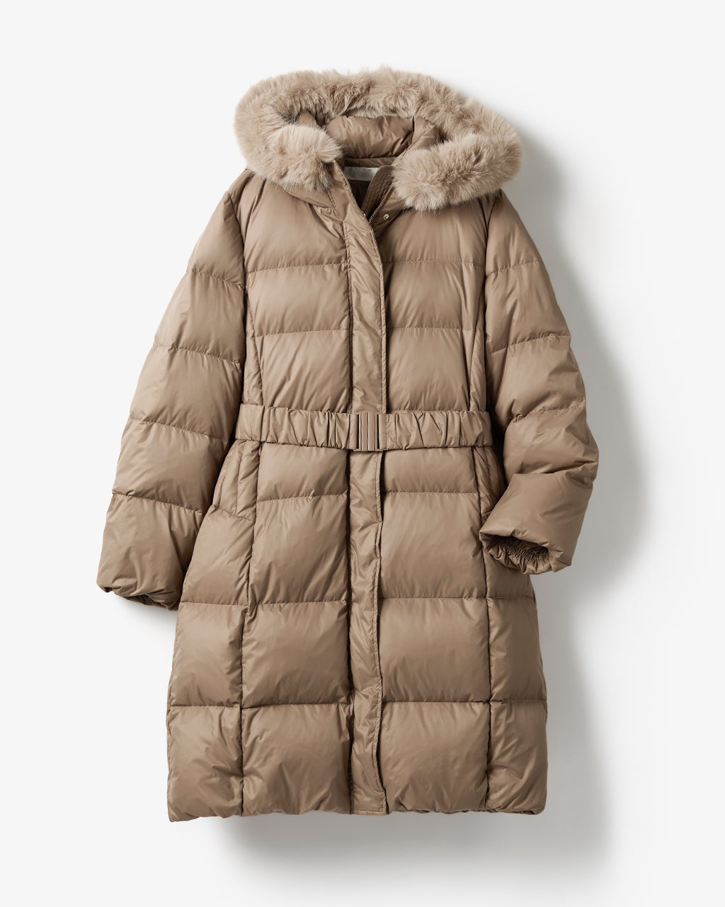 マットタフタ・2WAYファーロングダウンコート/DoCLASSE