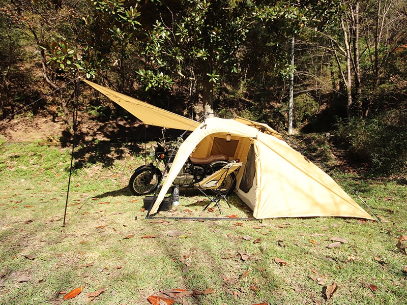 ライダーズバイクインテント（タン） T2-466-TN - DOD（ディーオー