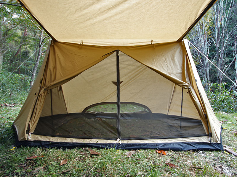 販売終了】パップフーテント（ブラック） T2-540-BK - DOD（ディーオー