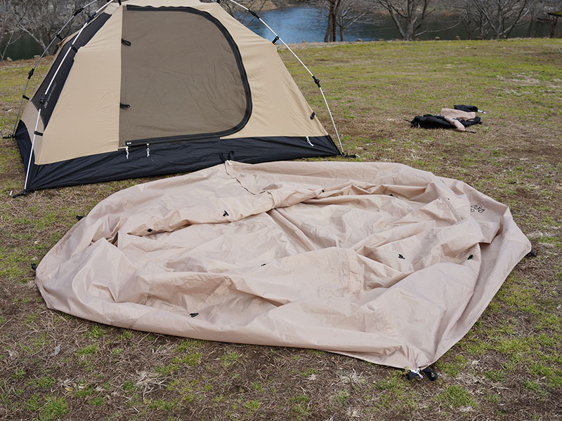 販売終了】ワンタッチカンガルーテント用フライシートM（タン） TF3