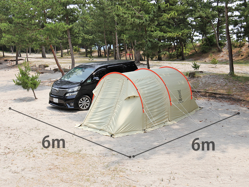 販売終了】カマボコテントミニ（タン） T3-488-TN - DOD（ディーオー