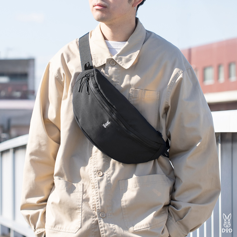 シュットリップボディバッグ（2）（ブラック/ベージュ/ブルー） BA233