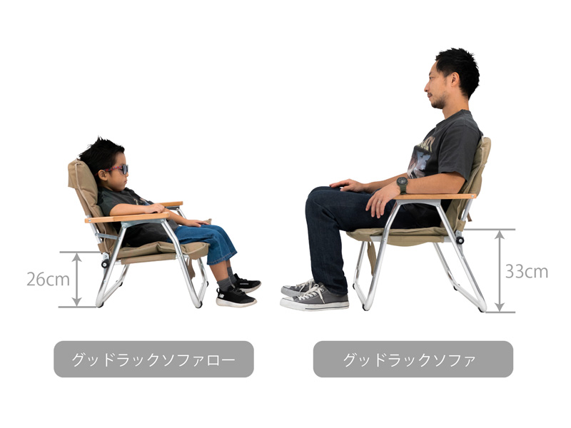 グッドラックソファロー（ブラック） CS2-900-BK - DOD（ディーオー