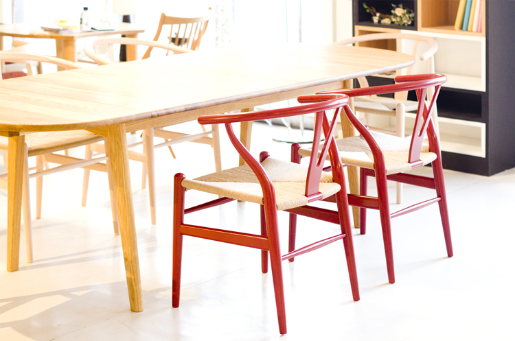 カールハンセン＆サン CH24 Yチェア レッドブラウン(ジャパンレッド)