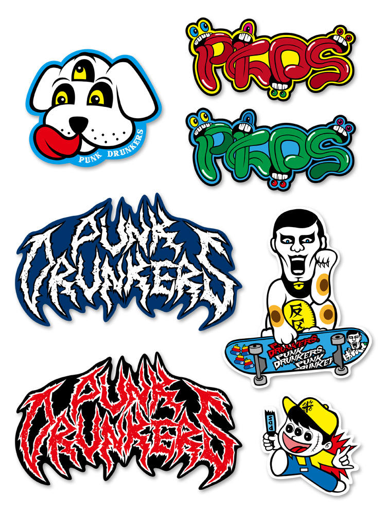 PUNK DRUNKERS - あいつフォーチューンステッカー | DOLL