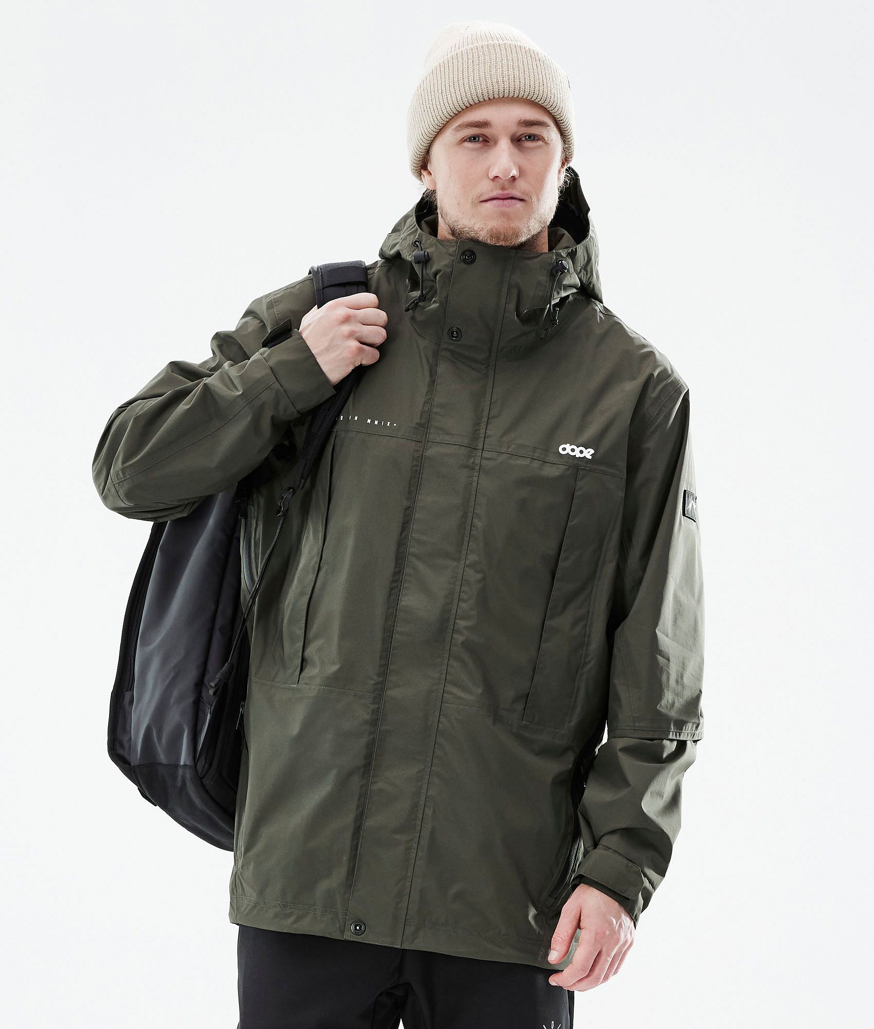 Dope Ranger Light Outdoor Jacket Men Olive Green | Dopesnow CA