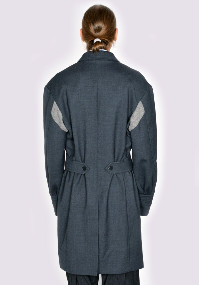 KIKO KOSTADINOV SOLON LONG COAT GREY FW23 | 50%OFF SALE | DOSHABURI