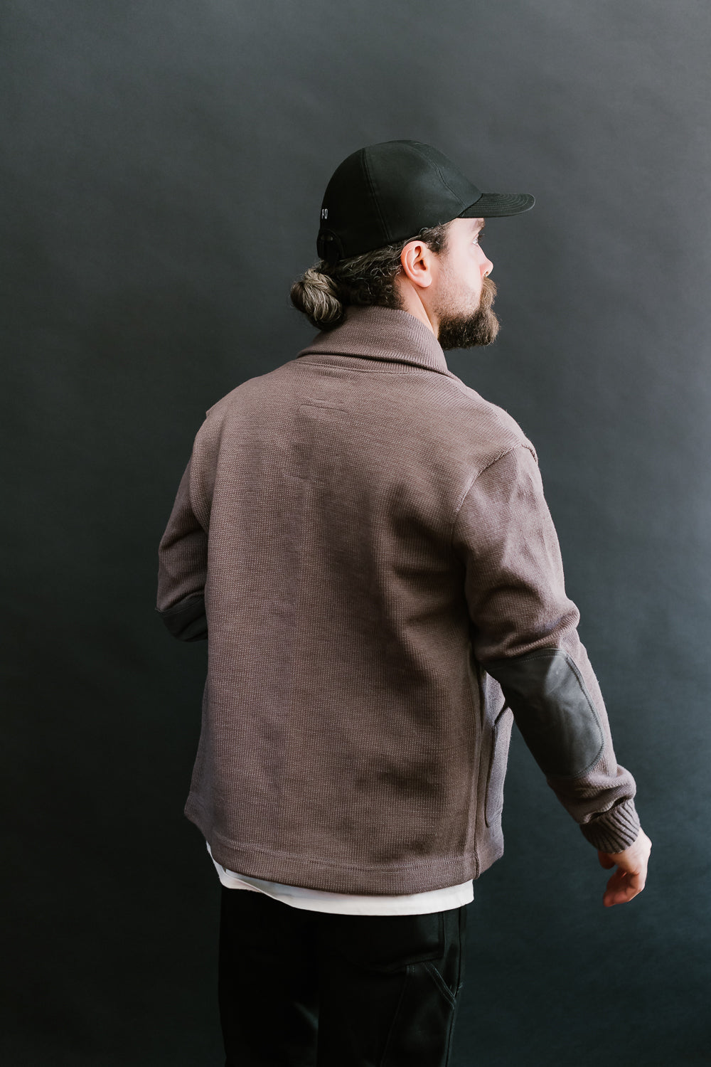 James Dant x Dehen - Shawl Sweater Coat 2.0 - Smoke, Charcoal | Dant