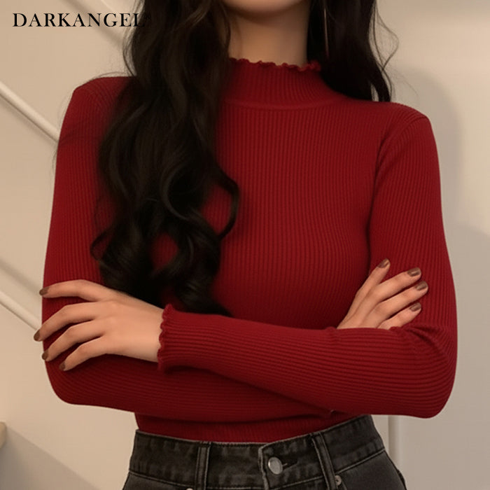 メロウフリルリブニット – DARK ANGEL