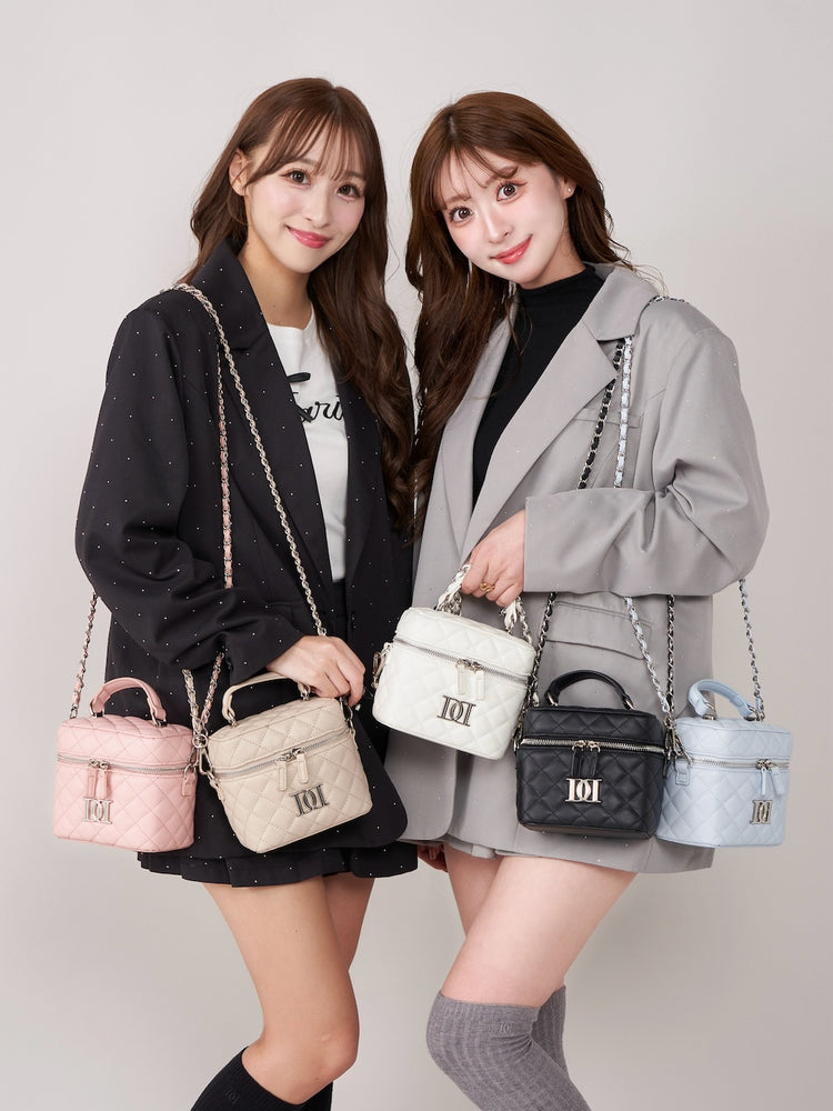 Darich ダーリッチ キルティングビジューミニリュック ブラック BLK 黒