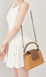 ロゴレザーラタンバッグ – Darich (ダーリッチ)