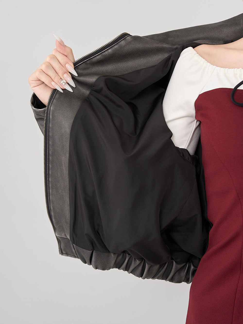 ラインレザーオーバージャケット – Darich (ダーリッチ)