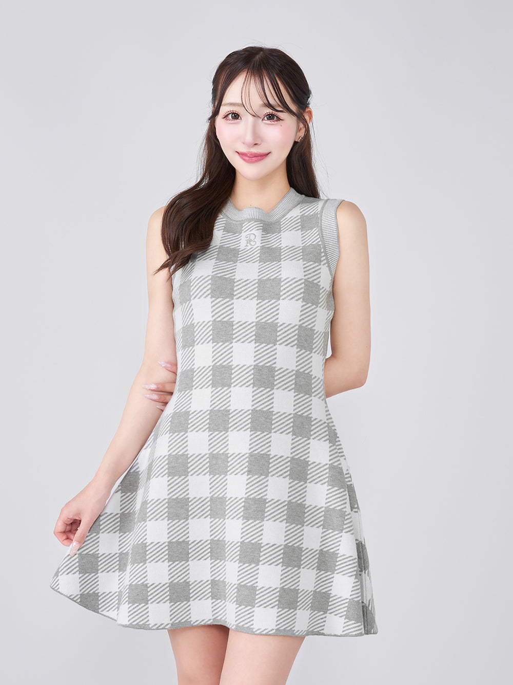 ギンガムチェックフレアミニワンピース – Darich (ダーリッチ)
