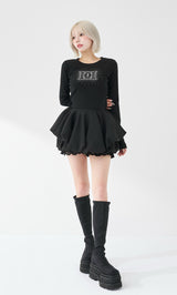 シャイニーDDロゴコンパクトロングTシャツ – Darich (ダーリッチ)