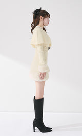 ビジューケープニットミニワンピース – Darich (ダーリッチ)