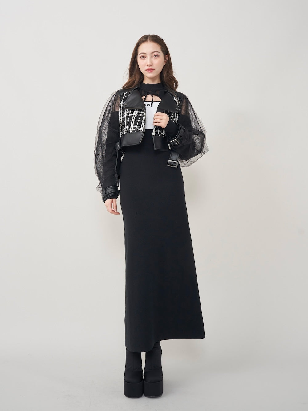 メッシュデザインライダースジャケット – Darich (ダーリッチ)