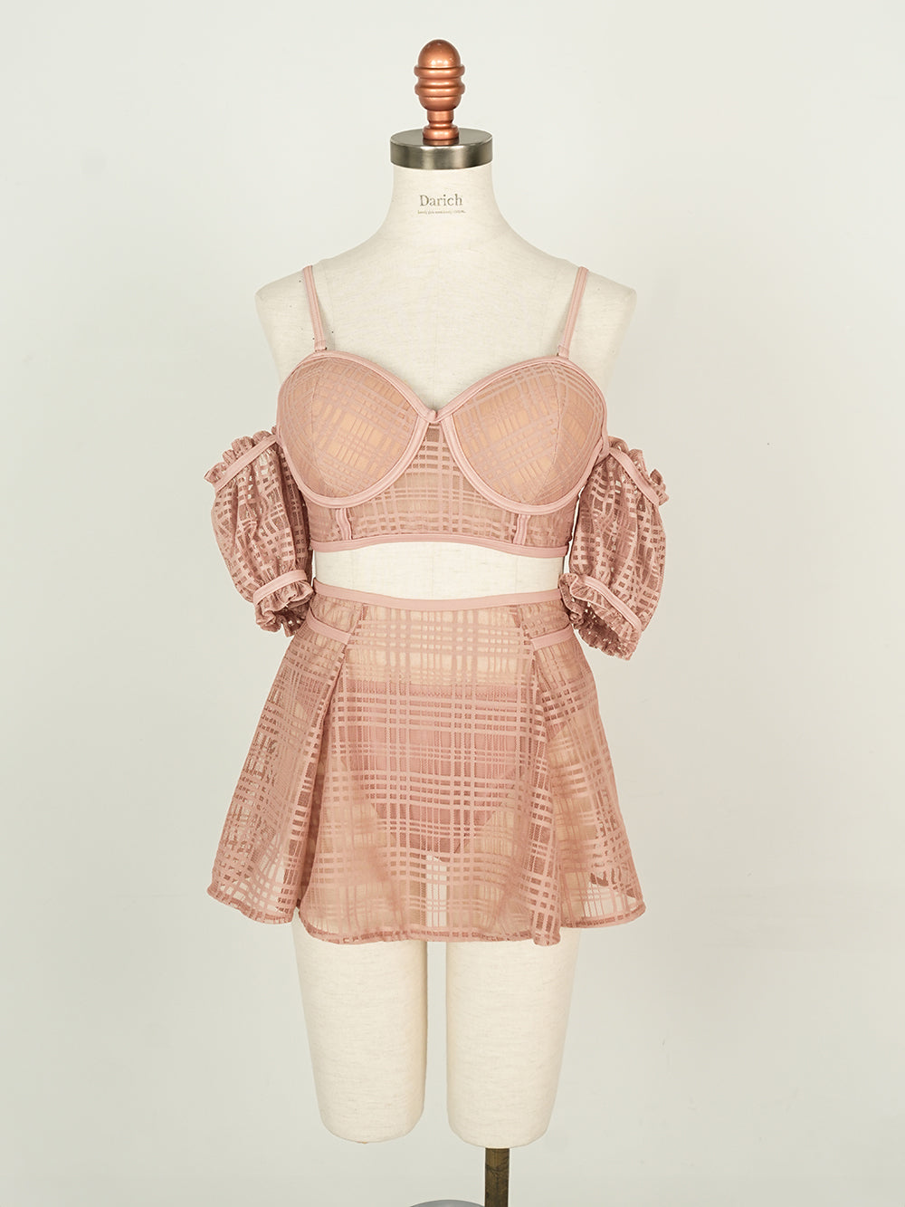 チェックレースシアービキニ – Darich (ダーリッチ)