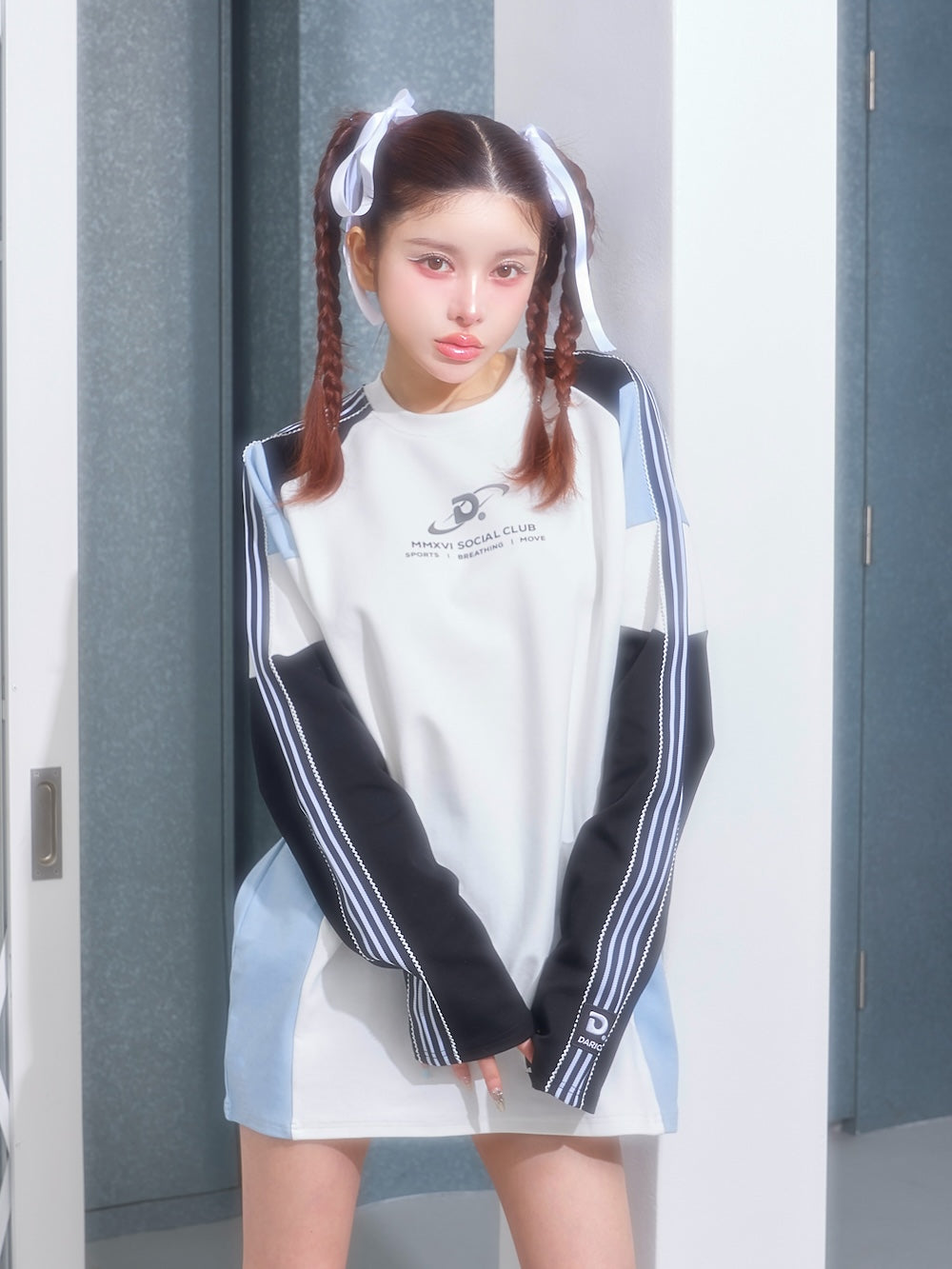 ラインカットロングTシャツ – Darich (ダーリッチ)